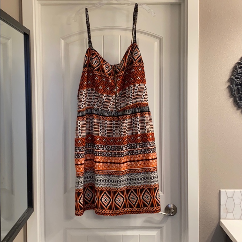 Sundress with adjustable straps